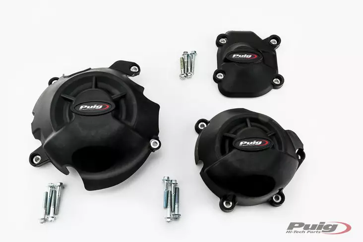 Puig Kit 3 Caps Engine Cover Kawasaki Z800/Z800E 13'-16 - Moottoripyörän moottorin kopat - D337358 - 1