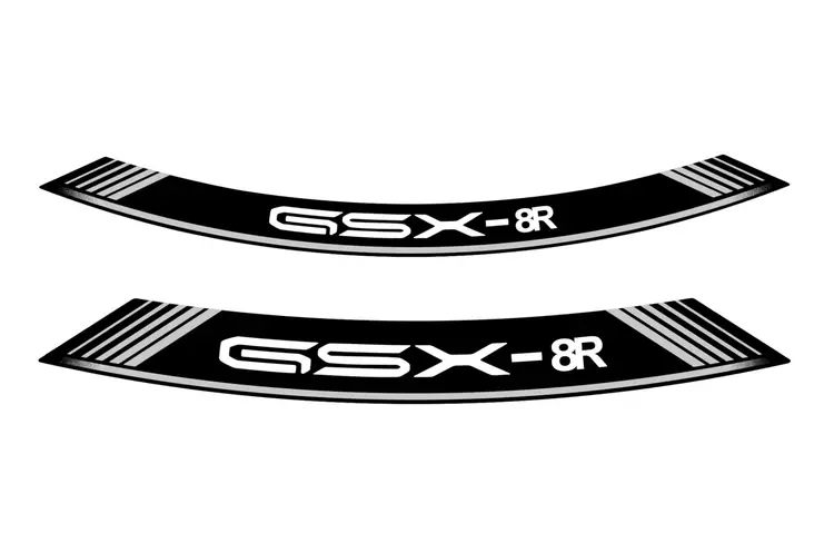 Puig Kit 8 Rim Strips Suzuki Gsx-8R C/Silver - Moottoripyörän vanneteipit - D536928 - 1