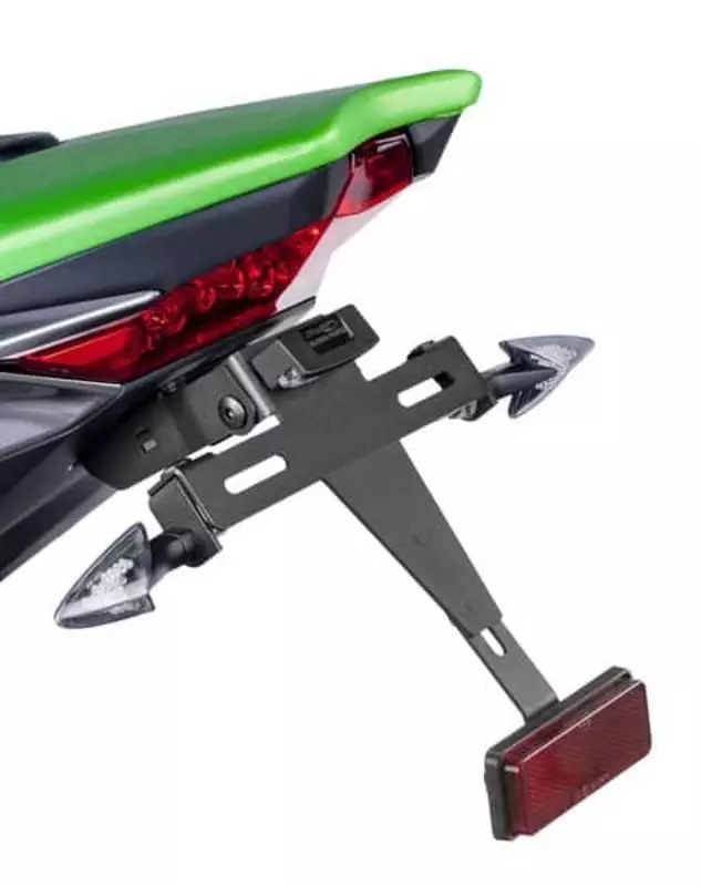 Puig License Support Kawasaki Z1000 14-18/R 17-18' - Moottoripyörän rekisterikilven telineet - D184568 - 1