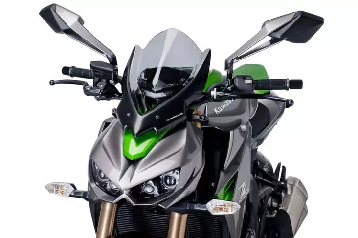 Puig New Generation Touring Windshield Z1000 14'-20' C/ Smoke - Moottoripyörän katteet ja tuulenohjaimet - D300848 - 1