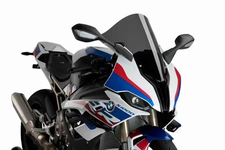 Puig R-Racer Racing Bmw S1000Rr 19' C/Dark Smoke - Moottoripyörän katteet ja tuulenohjaimet - D337838 - 1