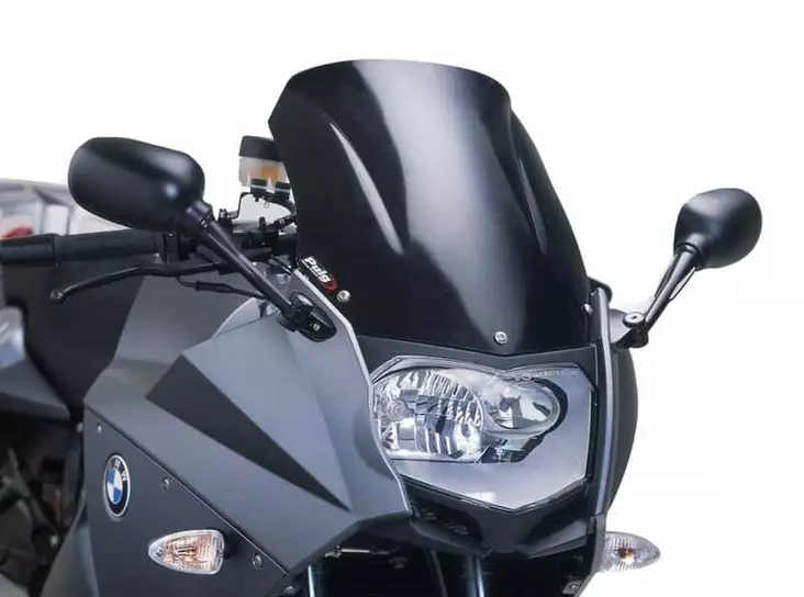 Puig Racing Screen Bmw F800S 06-13 C/Dark Smoke - Moottoripyörän katteet ja tuulenohjaimet - D297998 - 1