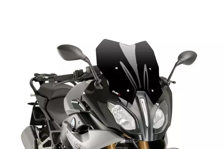 Puig Racing Screen Bmw R1200 Rs 15'-18' C/Black - Moottoripyörän katteet ja tuulenohjaimet - D300988 - 1