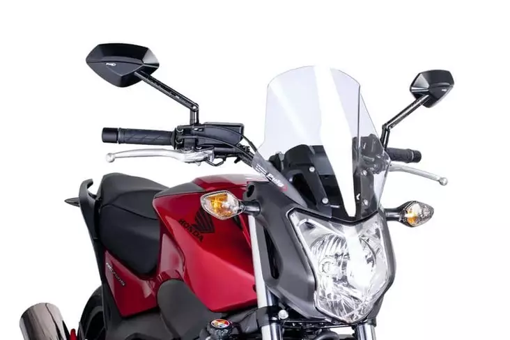 Puig Racing Screen Honda Nc750S 14-18' C/Clear - Moottoripyörän katteet ja tuulenohjaimet - D299148 - 1
