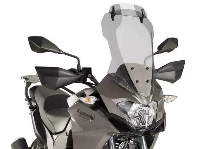 Puig Screen Tou/Vis Kawasaki Versys-X 300 17-18' C/Smok - Moottoripyörän katteet ja tuulenohjaimet - D337848 - 1