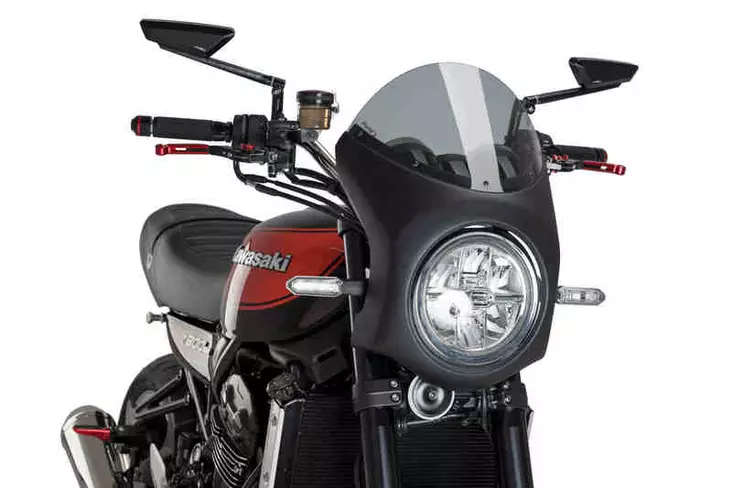 Puig Semifairing C/Black Kawasaki Z900Rs 18' C/Smoke - Moottoripyörän katteet ja tuulenohjaimet - D302798 - 1