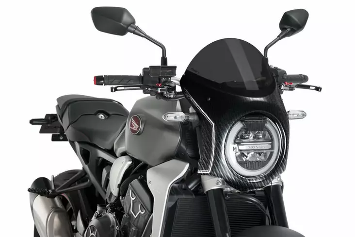 Puig Semifairing C/Simil Carbono Honda Cb1000R Neo Spo - Moottoripyörän katteet ja tuulenohjaimet - D337858 - 1