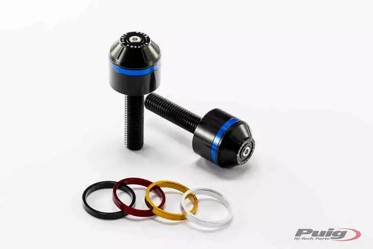 Puig Short Bar End W/Rings Bmw R Nine T C/Black - Ohjaustangon päät ja painot - D301238 - 1