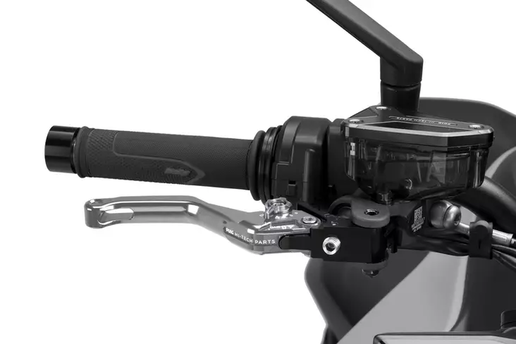 Puig Short Brake Lever 4.0. C/Silver Selector C/Titaniu - Moottoripyörän vivut ja vivunrungot - D529818 - 1