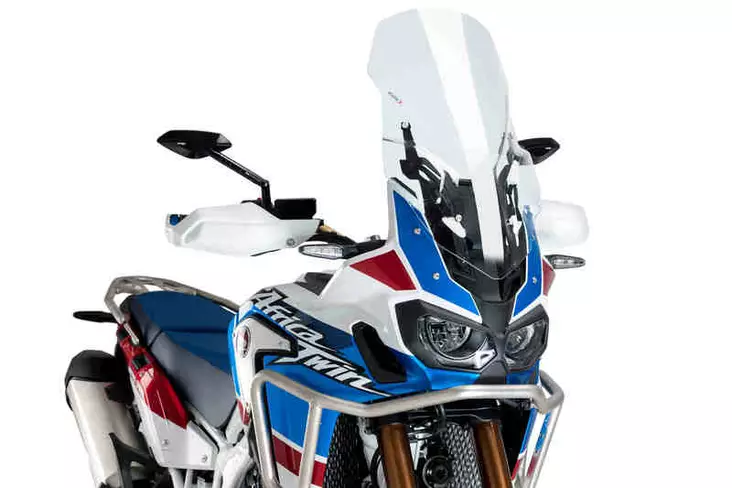 Puig Touring Screen Africa Twin 16'-18' C/Clear - Moottoripyörän katteet ja tuulenohjaimet - D302038 - 1