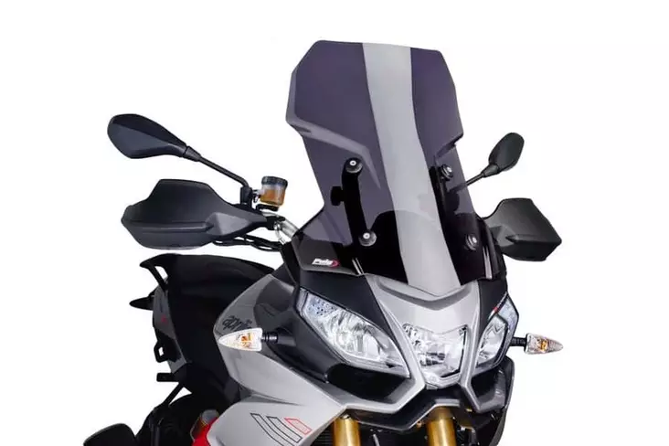 Puig Touring Screen Aprilia Caponord 1200 13-17'C/Dark - Moottoripyörän katteet ja tuulenohjaimet - D299758 - 1
