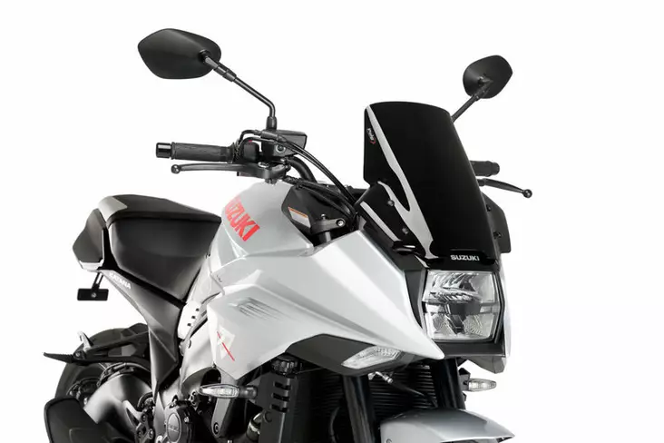 Puig Touring Screen Suzuki Katana 19' C/Black - Moottoripyörän katteet ja tuulenohjaimet - D338068 - 1