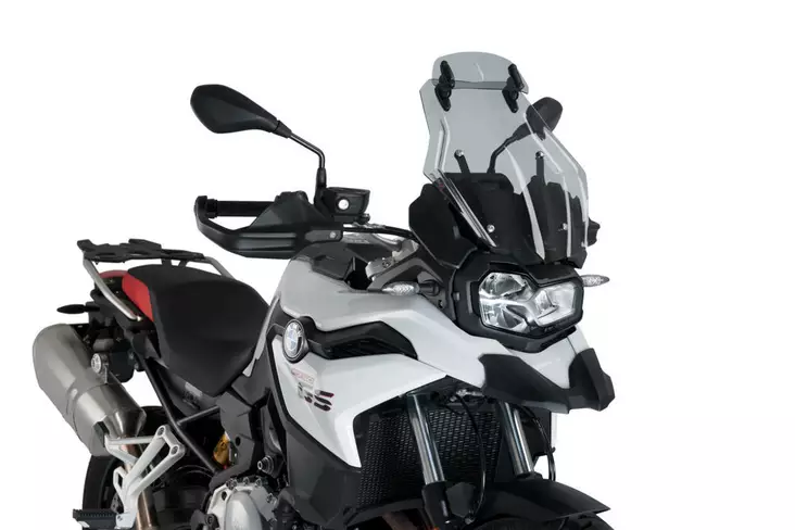 Puig Touring Shield W/Visor Bmw F750Gs 18'- C/Smoke - Moottoripyörän katteet ja tuulenohjaimet - D407028 - 1