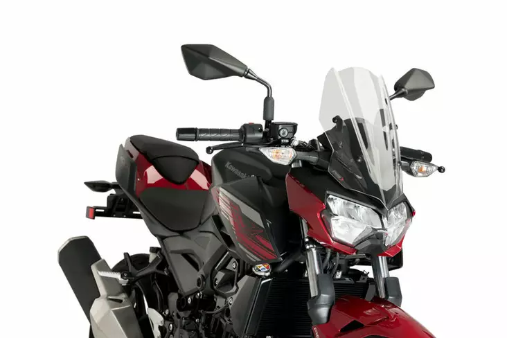 Puig Wind. New Generation Kawasaki Z400 19' C/Clear - Moottoripyörän katteet ja tuulenohjaimet - D338108 - 1