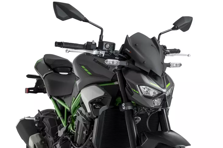Puig Wind.New Generation Sport Kawasaki Z900 25' C/Matt - Moottoripyörän katteet ja tuulenohjaimet - D536968 - 1