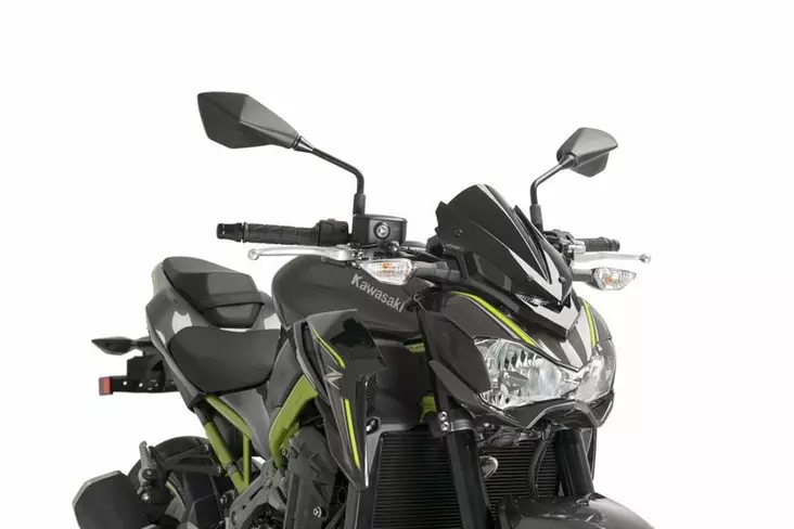 Puig Windshield. N.G. Sport Kawasaki Z900 17-18'C/Carbo - Moottoripyörän katteet ja tuulenohjaimet - D302928 - 1