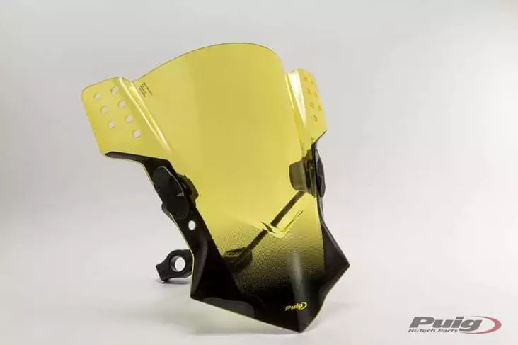 Puig Windshield Mod. Rafale Kawasaki Er6N 12' C/Yellow - Moottoripyörän katteet ja tuulenohjaimet - D299658 - 1
