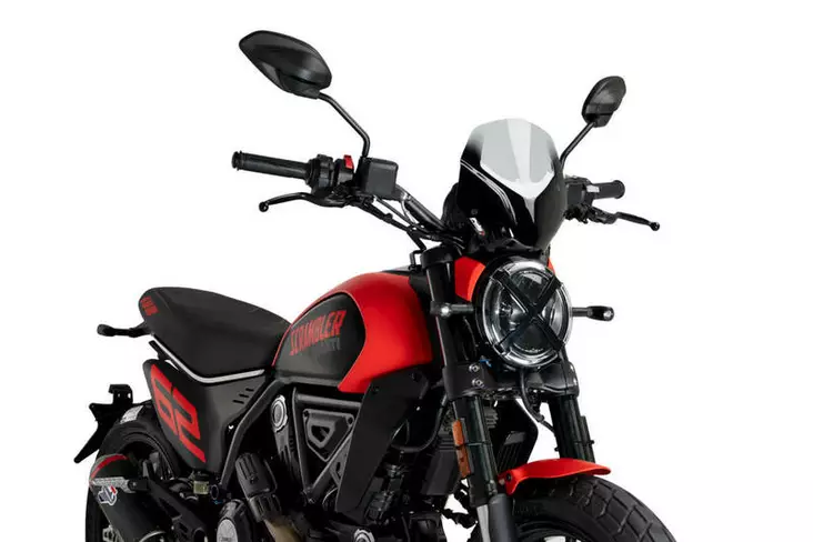 Puig Windshield New Generation Sport Ducati Scrambler I - Moottoripyörän katteet ja tuulenohjaimet - D501798 - 1
