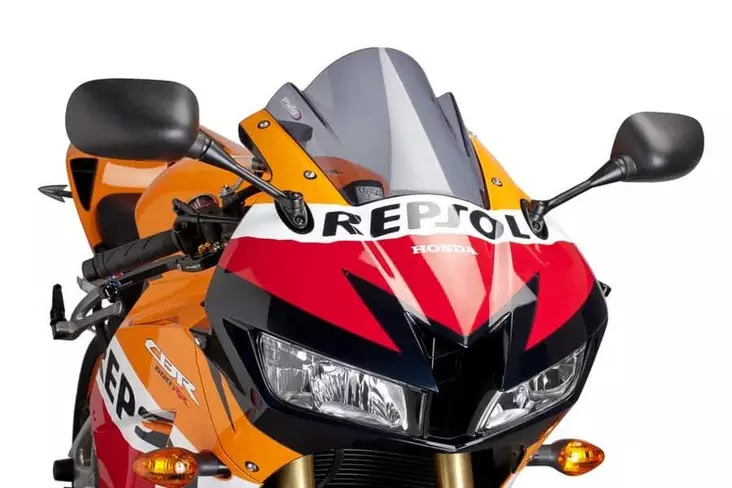 Puig Z-Racing Screen Honda Cbr600Rr 13-17 C/Smoke - Moottoripyörän katteet ja tuulenohjaimet - D250848 - 1