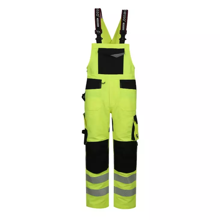 Puolihaalarit uranus flexpro huomioväri cl2, keltainen c56-58/188, pesso - Hi-Vis haalarit - 503-DP135G-C58-188 - 1