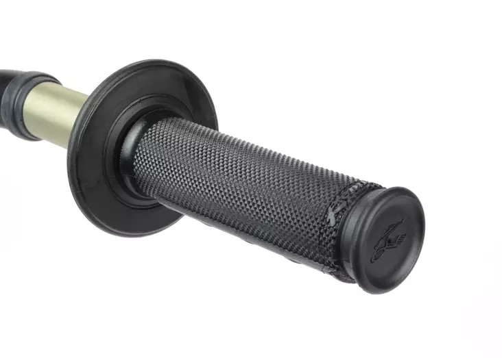 Renthal Tupet Ultra-Tacky™ Half Waffle Dual Comp -BK - Moottoripyörän kahvakumit - D446298 - 1