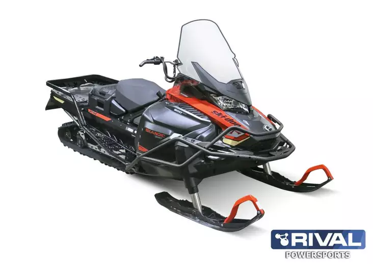 Rival Etupuskuri Ski-Doo Skandic SWT (Gen4 Wide 24") + Asen.sarja - Moottorikelkan etupuskurit - D494688 - 1