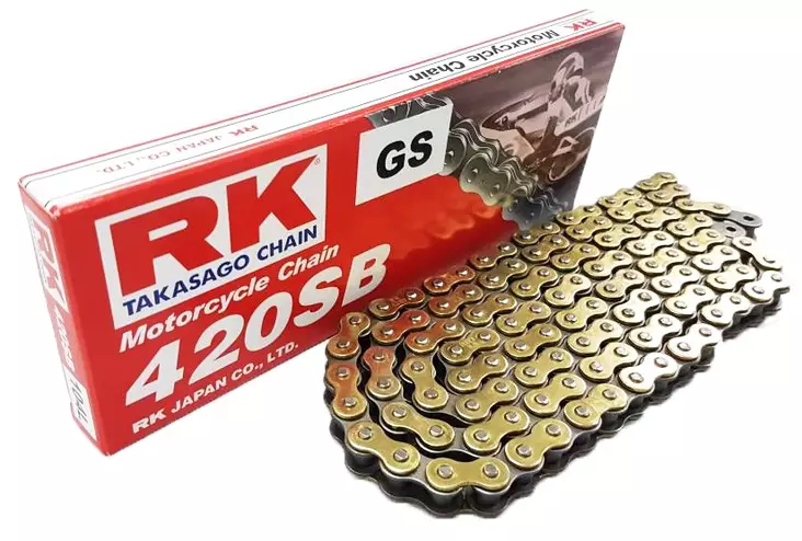 RK GS420SB Ketju Kulta +CL (Jousil.) - Moottoripyörän ketjut 530 - D229458 - 1
