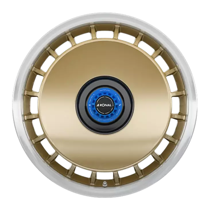 Ronal R50 REV-M RACING GOLD-RIM LIP CUT alumiinivanne 8.0x18 - 18-tuumaiset alumiinivanteet - 499-182578 - 1