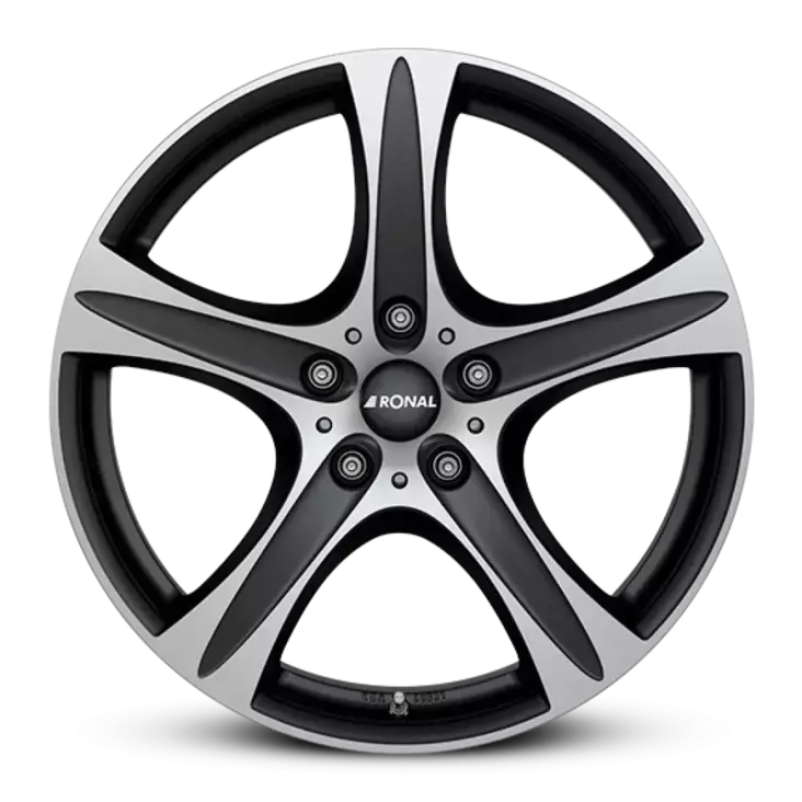 Ronal R55 SUV MATT BLACK-FRONT CUT alumiinivanne 7.5x17 - 17-tuumaiset alumiinivanteet - 499-184278 - 1