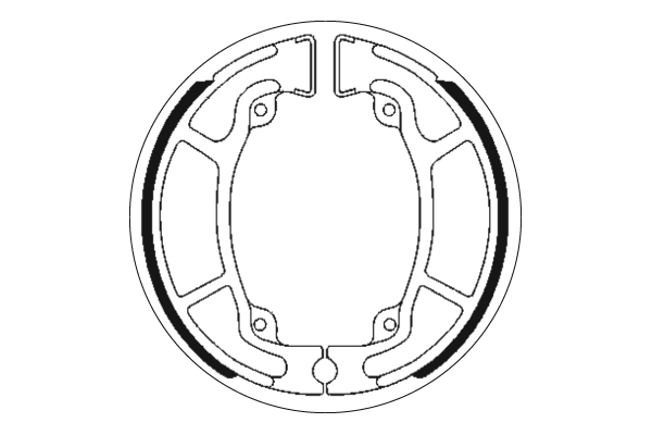 Sbs Jarrukengät - Moottoripyörän jarrukengät - D144368 - 1