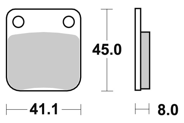 Sbs Jarrupalat Carbon Tech - Moottoripyörän jarrupalat - D220488 - 1