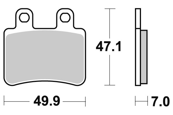 Sbs Jarrupalat Carbon Tech - Moottoripyörän jarrupalat - D220568 - 1