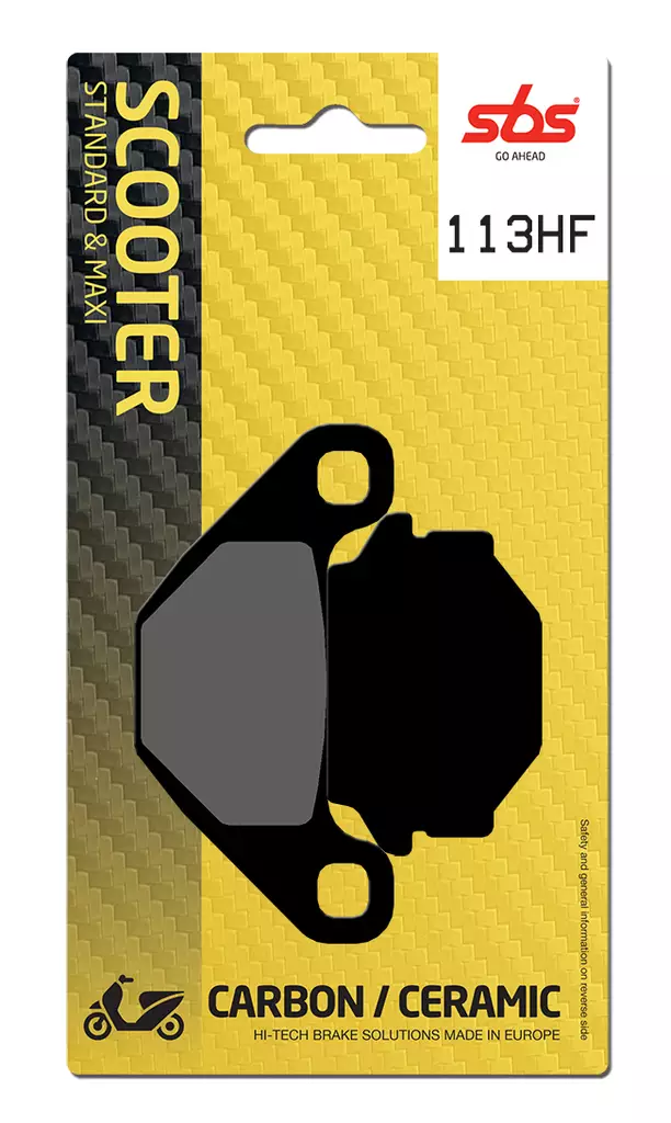Sbs Jarrupalat Ceramic (651HF) - Mopon ja skootterin jarrupalat - D2358 - 1