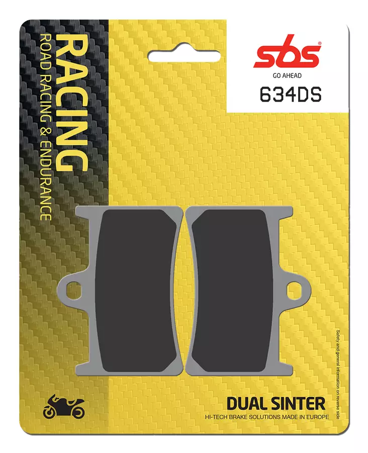 Sbs Jarrupalat Dual Sinter - Moottoripyörän jarrupalat - D65828 - 1