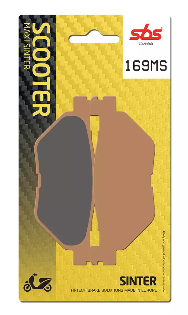 Sbs Jarrupalat Maxi Sinter - Mopon ja skootterin jarrupalat - D163238 - 1