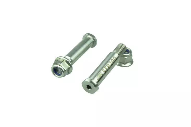 Scar Footpegs Pins - Honda / Kawasaki - Stainless steel with self locking flange - Moottoripyörän jalkatapit - D480388 - 1