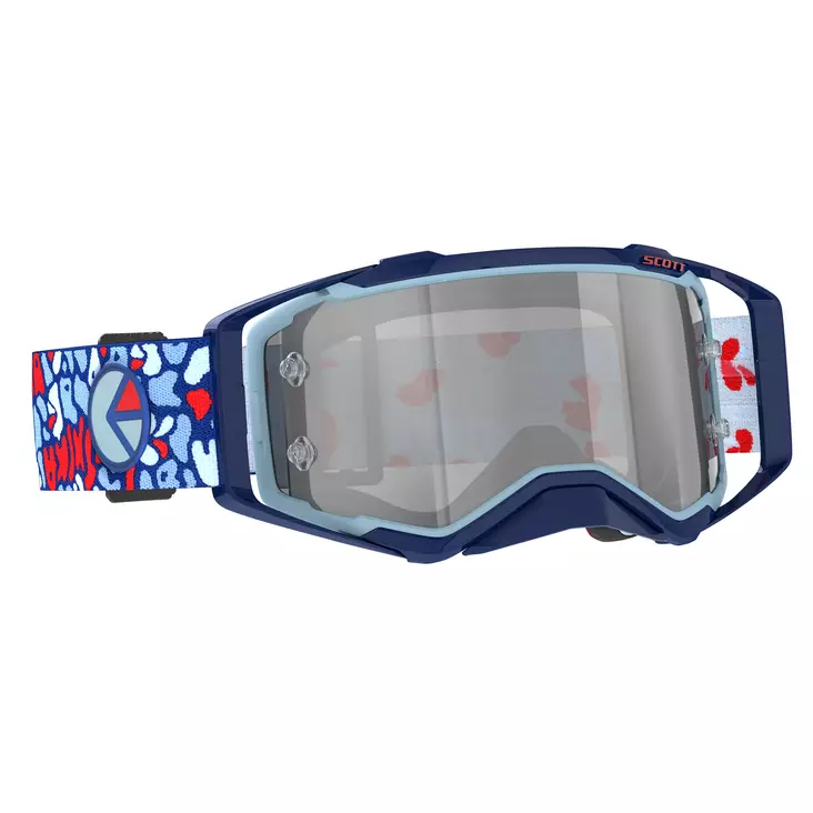 Scott Goggle Prospect X Ethika red/blue silver chrome works - Crossilasit - D497928 - 1