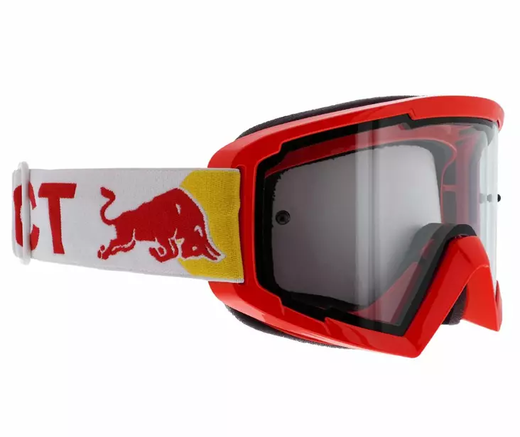 Spect Red Bull Whip MX Goggles Singel lens red clear - Crossilasit - D435028 - 1