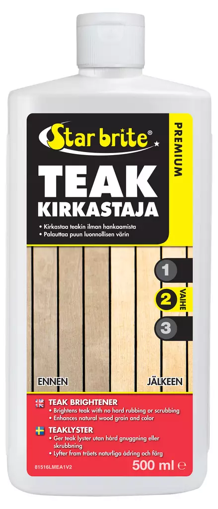Star brite Teakin kirkaste 500ml - Tiikin ja puunhoitotuotteet - D259488 - 1
