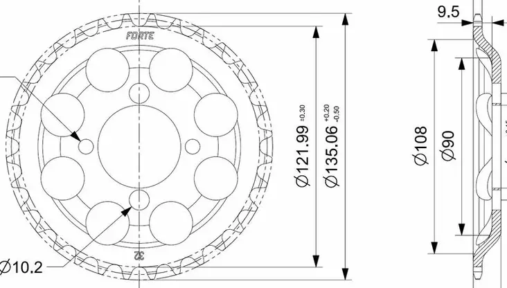 Tec-X Takaratas, 34 hammasta (415), Solifer SM 71-80 - Maillard - Mopon takarattaat - D479838 - 1