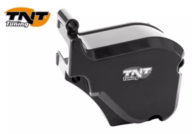 TNT Öljypumpun suoja, Musta, Derbi Senda 06- / Aprilia RX,SX 06- / Gilera SMT 06 - Mopon moottorikopat ja kannet - D95488 - 1