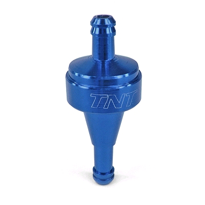 TNT Poltoainesuodatin, Sininen, Ø 6mm - Mopon polttoainesuodattimet - D95478 - 1