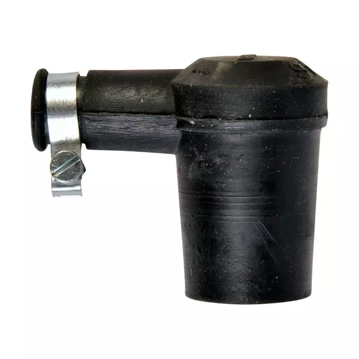Tulpansuojus kuminen, 6,3mm/90°-kulma, kuminen - Ruohonleikkurin tulpanhatut - D495218 - 1