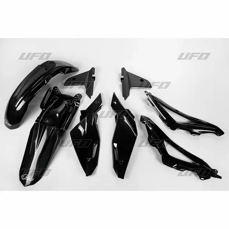 UFO Muovisarja 5-osainen Musta HVA 4-T TC250 09-13 - Offroad muovisarjat - D220288 - 1