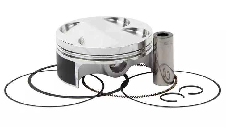 Vertex Piston kit KA KX250F Compr 12,6:1 2004-05 76,95mm - Moottoripyöräm männät ja mäntäsarjat - D477738 - 1