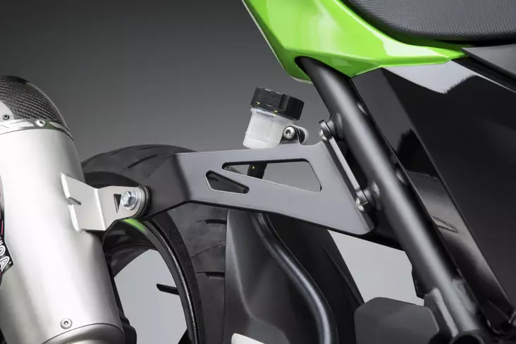 Yoshimura Kawasaki Ninja 400 18-19 / Z400 2019 Aluminum Muffler Bracket Kit - Moottoripyörän vaimentimen kiinnikkeet - D334358 - 1