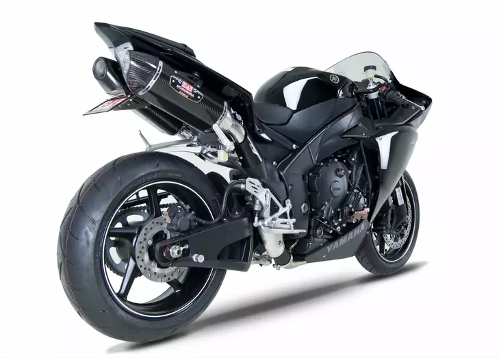Yoshimura Slip-On Yamaha Yzf-R1 2009-14 Street R-77 So Ss-Cf-Cf Dual - Moottoripyörän äänenvaimentimet - D334218 - 1