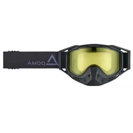 AMOQ Youth Snow Goggles Black-Grey, yellow lens - Motorsport varaosat ja tarvikkeet - D520289 - 1