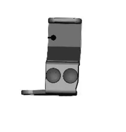 DFK Kaasusylinterikiinnike täydellinen Vasen Can-Am Maverick Trail - DFK hyttien varaosat ja tarvikkeet - D482239 - 1