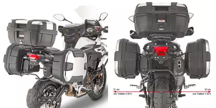 GIVI TUB.PAN.HOLD.BENELLI TRK502X - Kiinnityssarjat ja tavaratelineet - D403839 - 1
